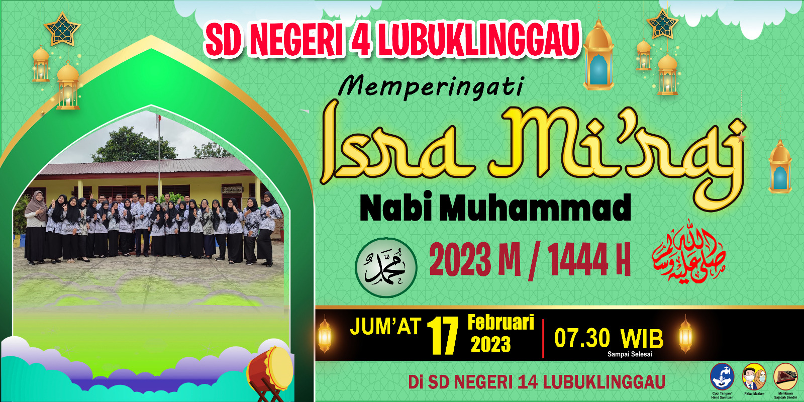 FOTO KEGIATAN ISRA' MI'RAJ TAHUN 2023 M/ 1444 H